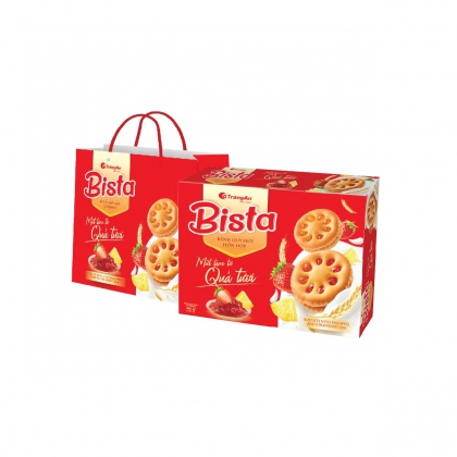 BÁNH QUY MỨT BISTA HỖN HỢP 366G (TÚI XÁCH)